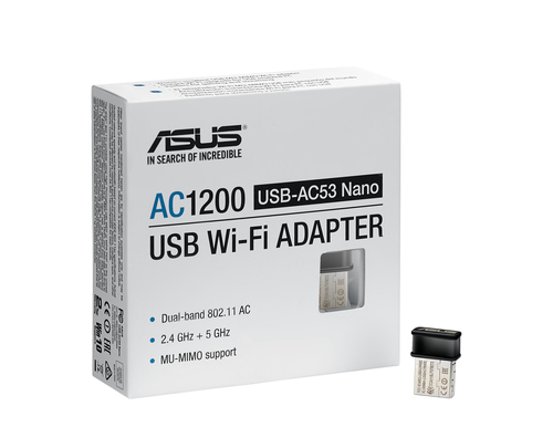 Asus (USB-AC53 Nano) AC1200 (400+867) Wireless Dual Band Nano USB Adapter USB 3.0 - image 3