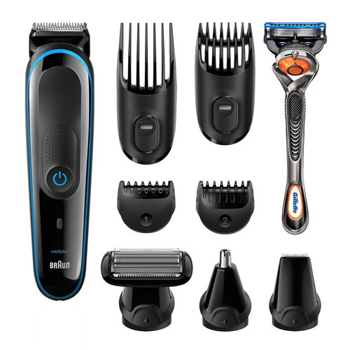 Braun MGK3080 13 2,1 cm Slapjš un sauss Melns, Zils