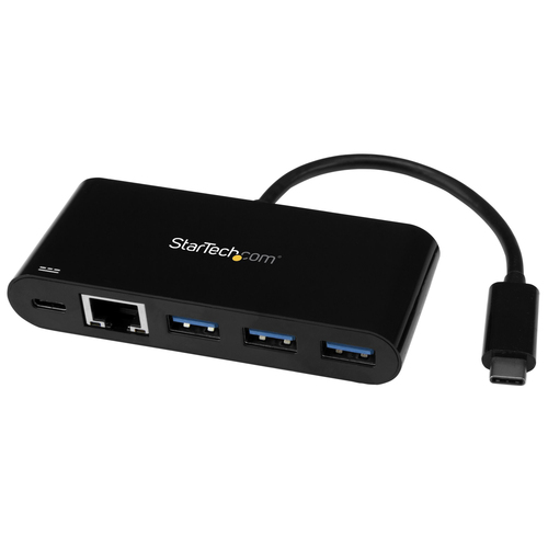 HB30C3AGEPD HUB CONCENTRADOR USB-C USB 30  0 3 PUERTOS CON ETHERNET Y PD