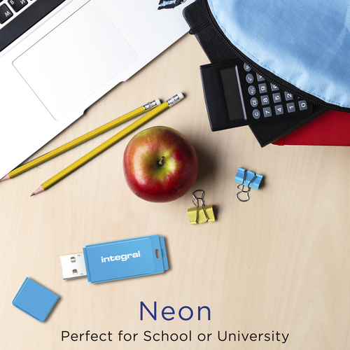 Integral 64GB USB2.0 DRIVE NEON BLUE – image 6