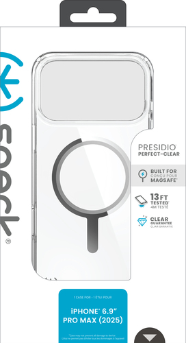Speck Presidio Perfect Clear + MS Apple iPhone 17 Pro Max Clear - with Microban – image 5