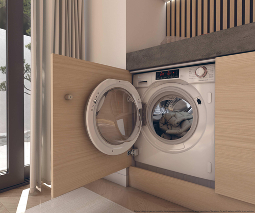 Hoover H-Wash 300 Pro Hbw 49TAMEJ-80 Integrated 9 kg 1400 Spin Washing Machine, White - image 4