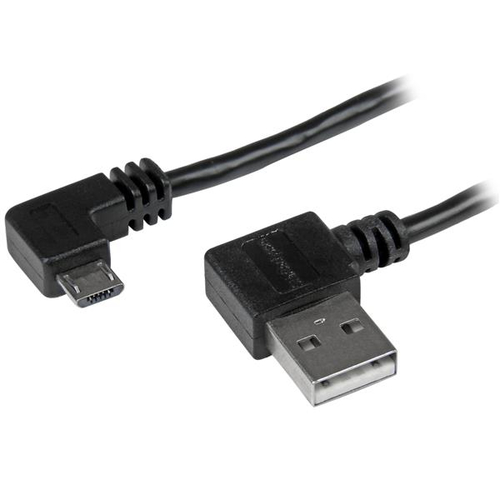 STARTECH.COM Micro-USB Cable with Right-Angled Connectors - M/M - 1m 3ft