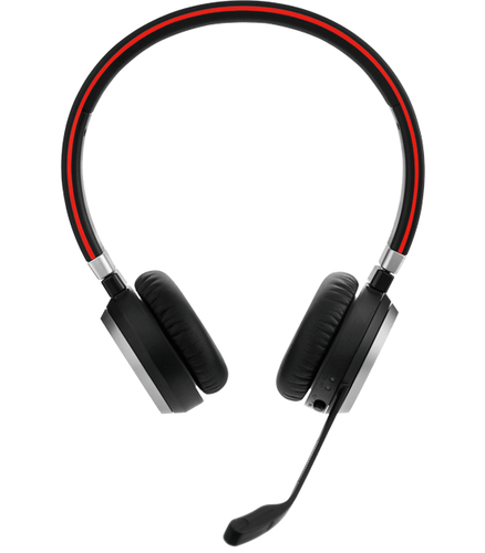 Jabra EVOLVE 65 MS Wireless Over-the-head Stereo Headset - Binaural - Supra-aural - 3000 cm - Bluetooth - 150 Hz to 7 kHz 