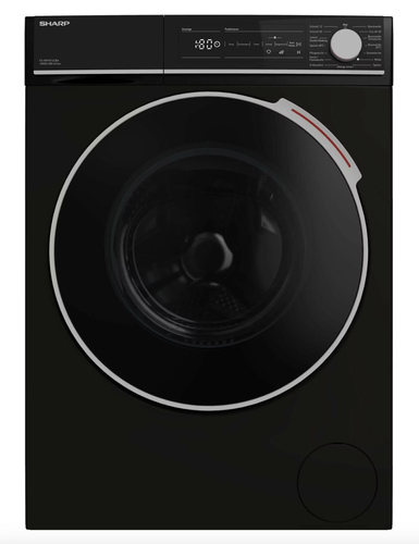 Sharp ES-NFH014CBA-DE стиральная машина Фронтальная загрузка 10 kg 1400 RPM Черный