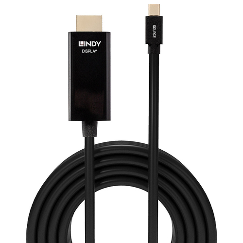 LINDY 3m Passive Mini DisplayPort To HDMI 4K Adapter Cable, afbeelding 2