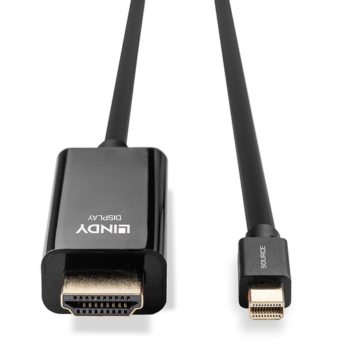 LINDY 3m Passive Mini DisplayPort To HDMI 4K Adapter Cable, afbeelding 4