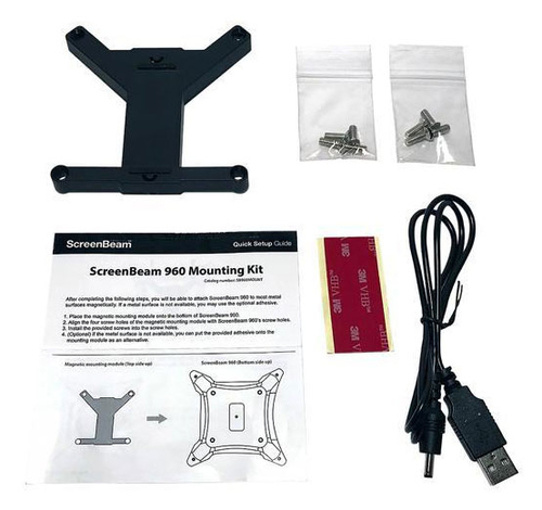 THE SCREENBEAM 960 MOUNTING KIT PERMITS A SCREENBEAM WIRELESS DISPLAY RECEIVER T