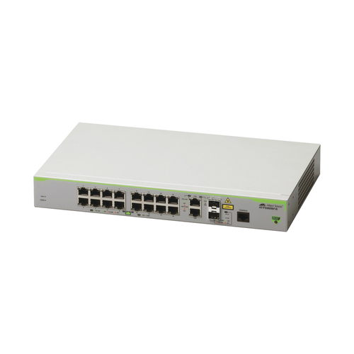 Switch Administrable CentreCOM FS980M Capa 3 de 16 Puertos 10/100 Mbps 2 puertos RJ45 Gigabit/SFP Combo AT-FS980M/18-10 - AT-FS980M/18-10