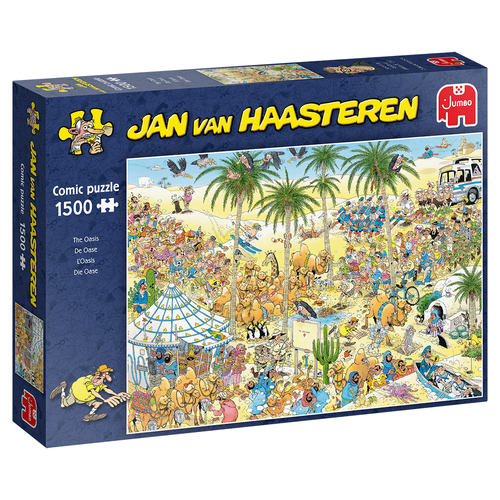 Jan van Haasteren The Oasis 1500pcs Pusle 1500 tk Koomiksid