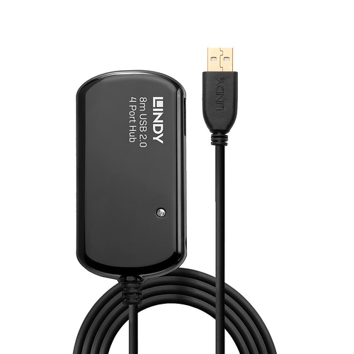 Lindy USB 2.0 Active Extension Pro 4 Port Hub - Hub, afbeelding 2