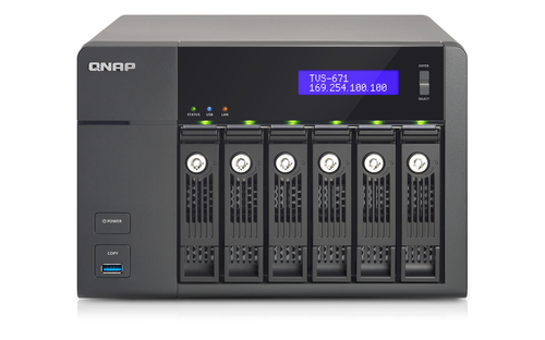 QNAP TVS-671 NAS Tower Intel® Core™ i3 i3-4150 – image 2