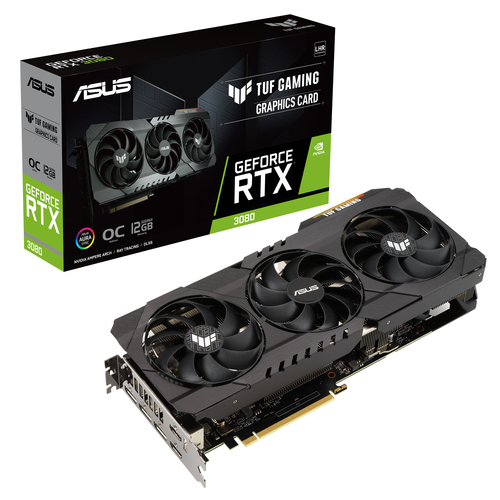 ASUS TUF Gaming TUF-RTX3080-O12G-GAMING graphics card NVIDIA GeForce RTX 3080