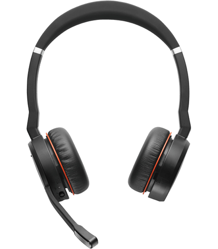 Jabra EVOLVE 75 MS Wireless Over-the-head Stereo Headset - Binaural - Circumaural - 3048 cm - Bluetooth - 20 Hz to 20 kHz 
