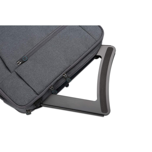 Manhattan Soporte para portátil y tablet ajustable (5 posiciones), apto para tablets y portátiles hasta 15,6", portátil y ligero, acero, negro imagen 10