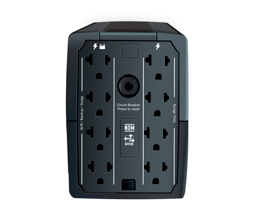 CDP R-UPR758i 750VA/375W UPS AVR, 8 Outlets, 300 Joules, 220 Vac – image 2