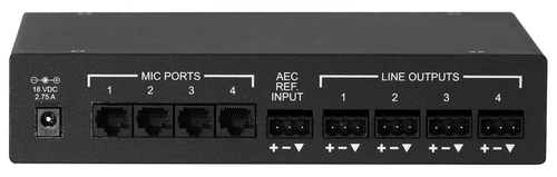 Vaddio EasyUSB MicPOD I/O Black 20 - 20000 Hz