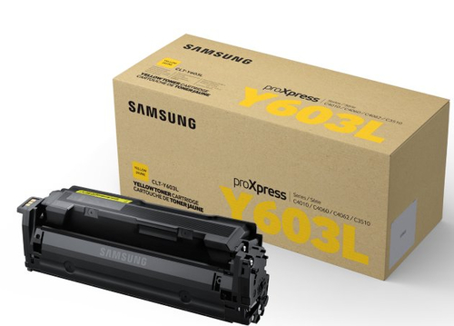 Original Samsung Clt-Y603L Yellow Toner Cartridge - image 2