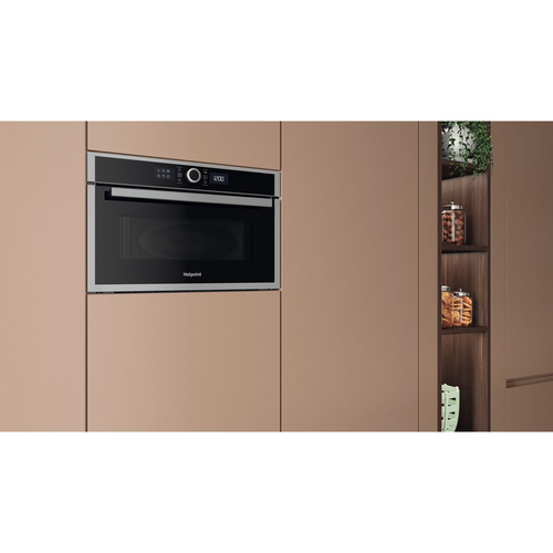 Hotpoint Class 4 HMD44MXUK 31 Litre 38cm High, Built In Small Microwave with Grill - Stainless Steel - image 5