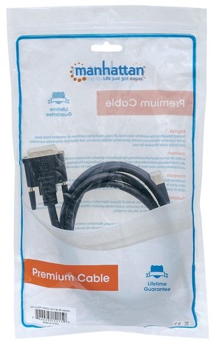 Manhattan Mini-DisplayPort 1,2a -> DVI-D(24+1)-Steck. 1,8m, afbeelding 5