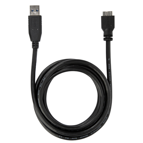 Targus ACC1005USZ USB-kaabel USB 3.2 Gen 1 (3.1 Gen 1) 1,8 m USB A Micro-USB B Must