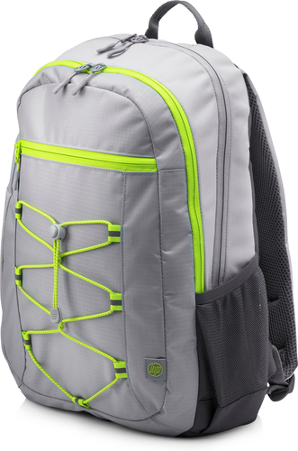 HP 39.62 cm (15.6") Active Backpack (Grey/Neon Yellow)