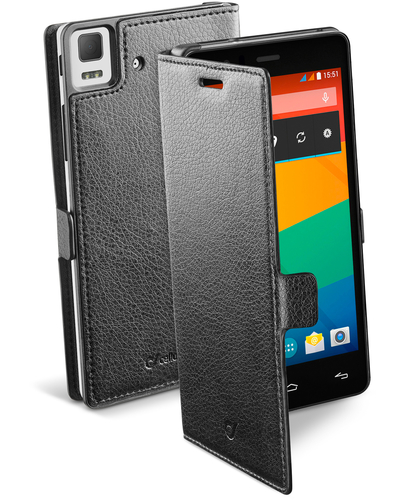Cellularline Book Essential - AQUARIS E5 mobiiltelefoni ümbris Foolio Must