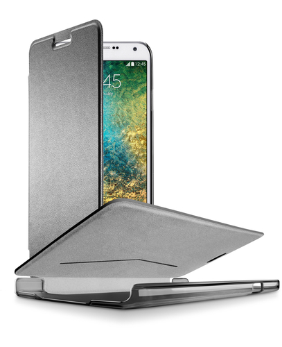 Cellularline Book Essential Pocket - Galaxy E7 mobiiltelefoni ümbris Foolio Must