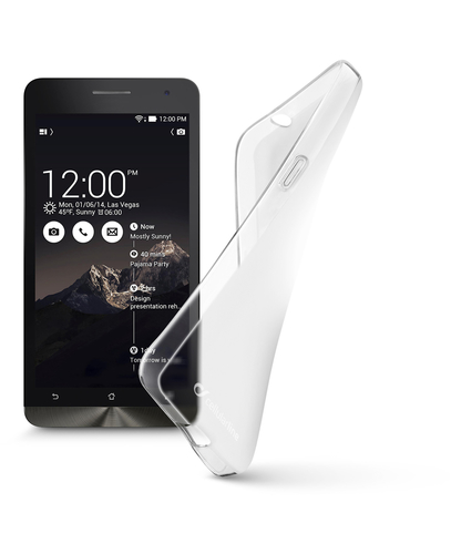 Cellularline Shape - Zenfone 6 mobiiltelefoni ümbris Kate Läbipaistev
