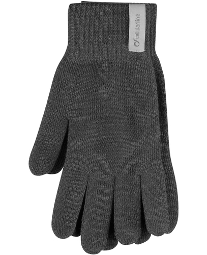 Cellularline Touchgloves - L/XL Jutiklinio ekrano pirštinės Unisekso stiliaus Juoda