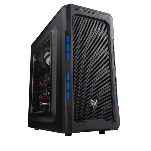 FSP CMT210BK Midi Tower Melns