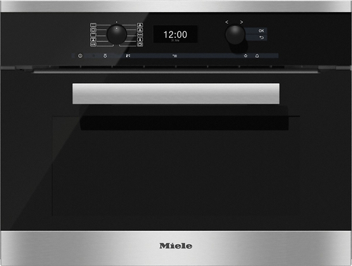 Miele H 6400 B 49 l A+ Must, Roostevaba teras