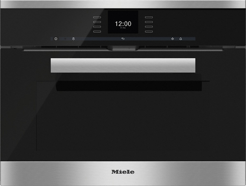 Miele H 6600 BP 49 l A+ Must, Roostevaba teras