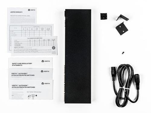 Vertiv Avocent 1x4 KVM switch with USB, push (touch) button switching, keystroke switching, cascade support, internal power supply – image 5