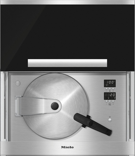 Miele DGD 6635 auruti Sisseehitatud 5100 W Must, Roostevaba teras