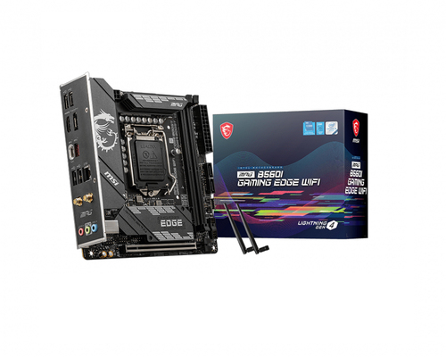 MSI MPG B560I Gaming Edge WIFI Intel B560 LGA 1200 (Socket H5) Mini ATX