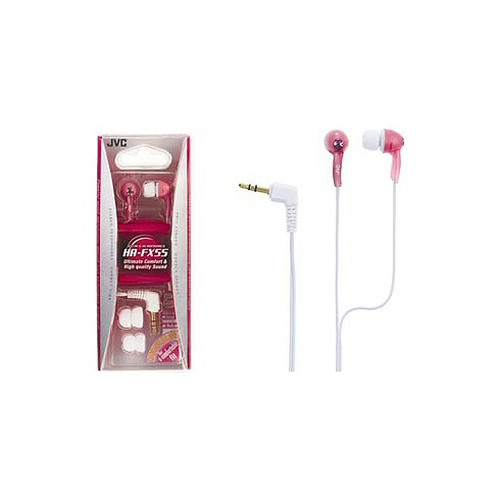 JVC HA-FX55 Headphones Wired Pink