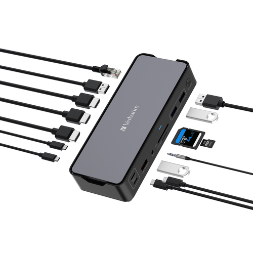 Verbatim CDS-15 Wired USB 3.2 Gen 1 (3.1 Gen 1) Type-C Black, Grey – image 5