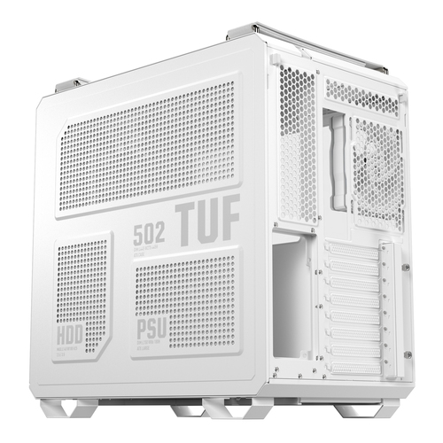 Asus Tuf Gaming GT502 Horizon TG Argb Duel Chamber tempered Glass Atx Gaming PC Case - White - 90DC0093-B19010 - image 8