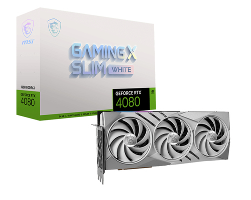MSI GAMING GEFORCE RTX 4080 16GB X SLIM WHITE видеокарта NVIDIA GDDR6X