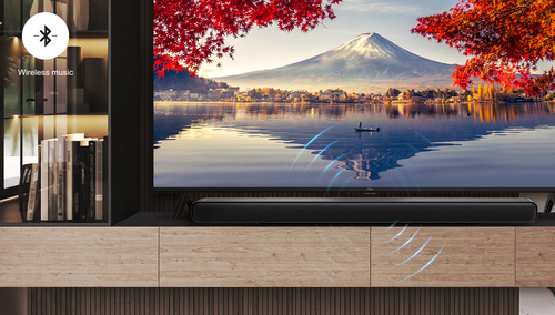 Tcl S55HK 2.1 Wireless Compact Sound Bar with Dolby Atmos & Dts Virtual:X - Dark Titanium, Black - image 6