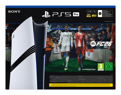 Sony Interactive Entertainment PlayStation 5 Pro + EA Sports FC 26 Bundle 2 TB Wi-Fi Черный, Белый