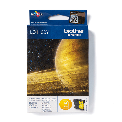 Original Brother LC1100Y Yellow Ink Cartridge - image 1