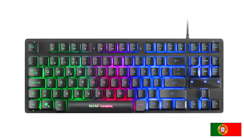 Mars Gaming MCPTKLPT RGB Combo Keyboard and Mouse 3200DPI TKL Design Portuguese Language – image 2