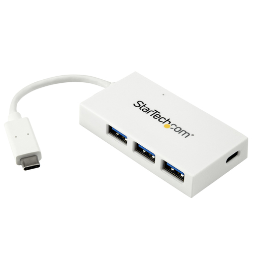 HB30C3A1CFBW HUB CONCENTRADOR USB 30 4 PUER  TOS USB C Y USB A BLANCO