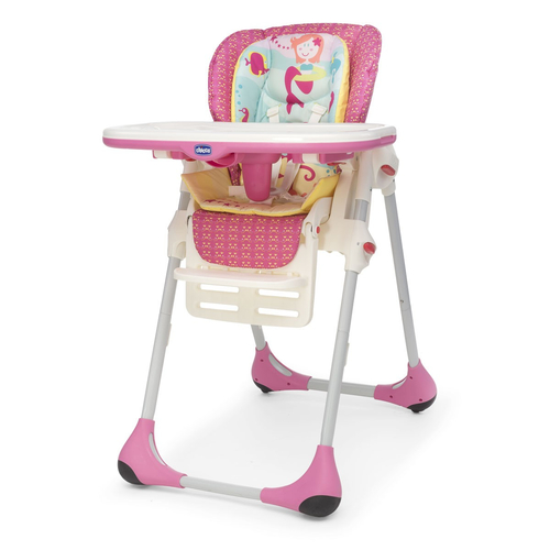 Chicco 07079065420000 lapsetool Universaalne söögitool Polsterdatud iste Roosa, Valge