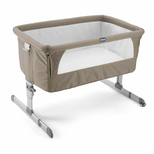 Chicco Next2Me Alus Plast Pruun, Valge