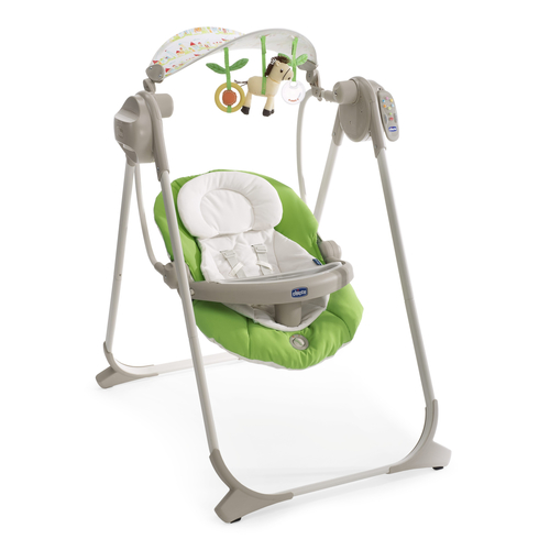 Chicco Polly Swing Up Hoonesisene/hooneväline Beebide kiige iste 1 iste(med) Roheline