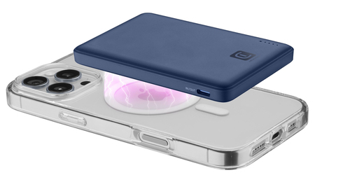Cellularline PBNEWMAG5000B внешний аккумулятор 5000 mAh Беспроводная зарядка Синий