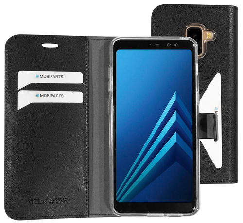 Mobiparts Classic Wallet Case Samsung Galaxy A8 (2018) Black – image 1